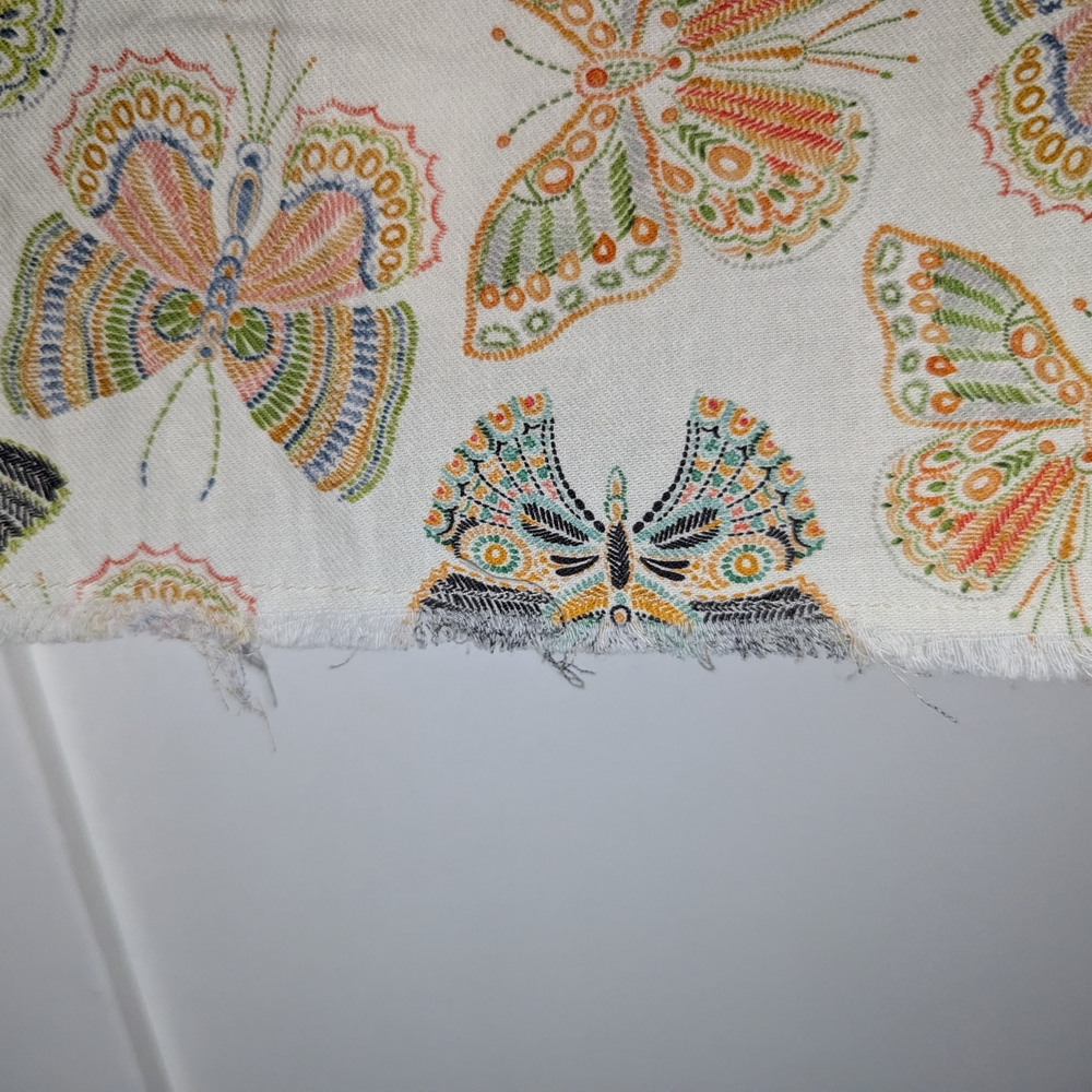 POL Large Butterfly Print Overalls with Pockets - Picture 10 of 16